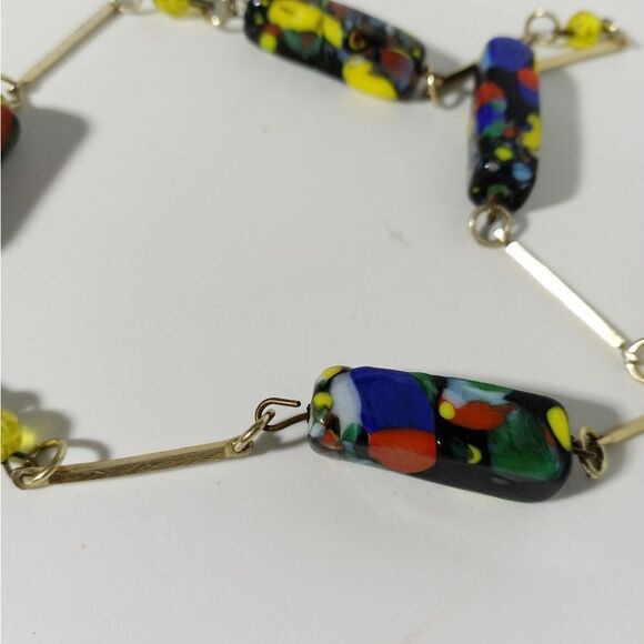 Square bead choker - Picture 2 of 5